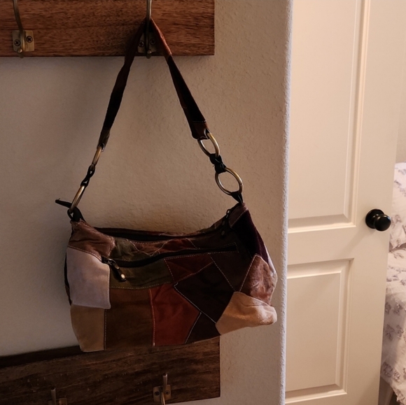 EUC, Vintage, Boho suede shoulder bag - Picture 3 of 9